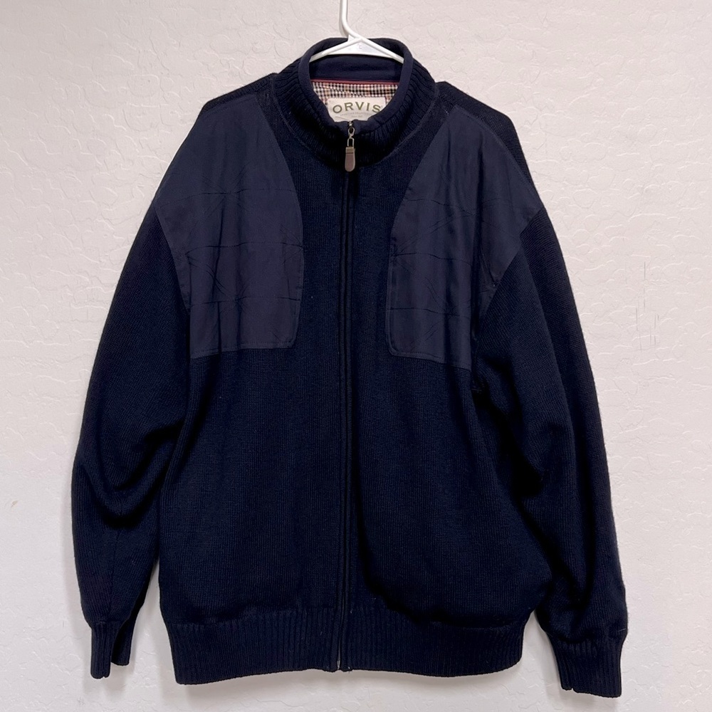 Orvis vintage Upland wool sporting hunting shooting jacket size XXL
